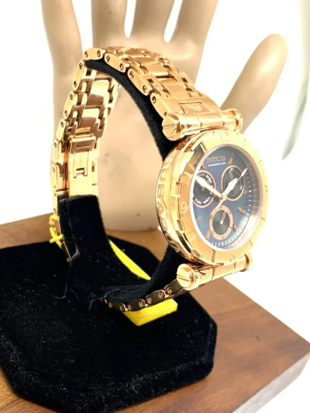 Invicta Women's Watch 24429 Subaqua Rose Gold Quartz Blue Mother of Pearl Dial